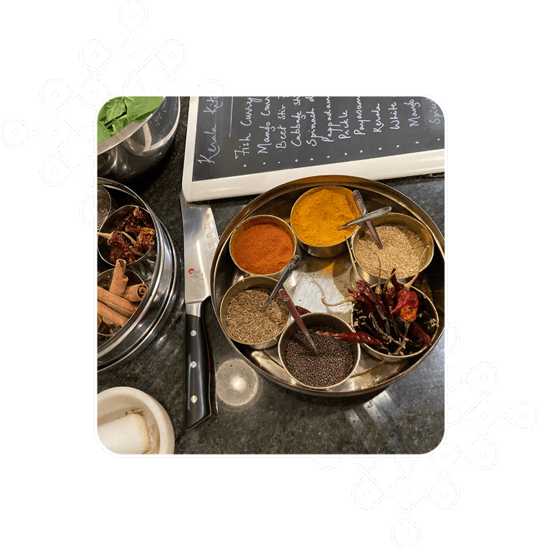 Indian cooking lessons for home cooks in gods own kitchen Princeton, NJ